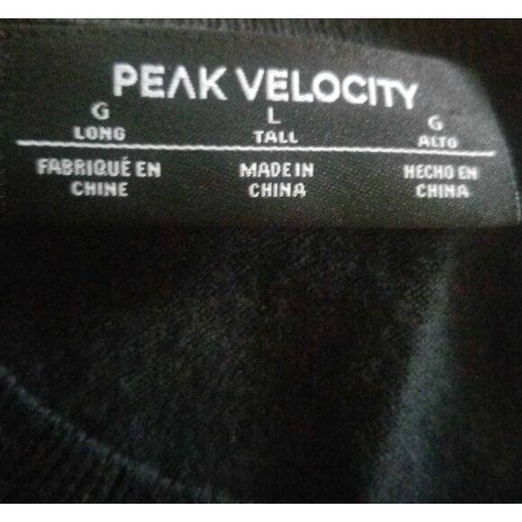 Merino Wool Blend Velocity Women Black Pullover Sweater Large - Picture 2 of 9